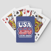 America's 250th Birthday - Groovy USA 250 Pokerkaarten (Achterkant)