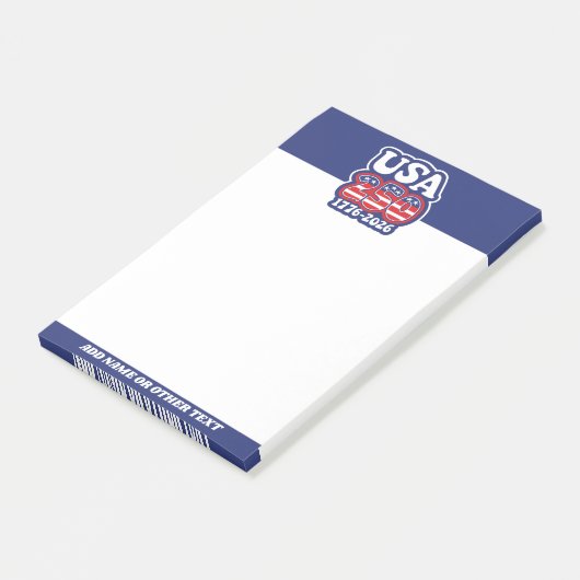 America's 250th Birthday - Groovy USA 250 Post-it® Notes (Schuin)