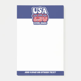 America's 250th Birthday - Groovy USA 250 Post-it® Notes