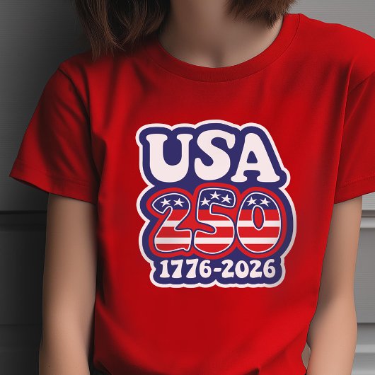 America's 250th Birthday - Groovy USA 250 T-shirt