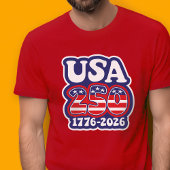 America's 250th Birthday - Groovy USA 250 T-shirt