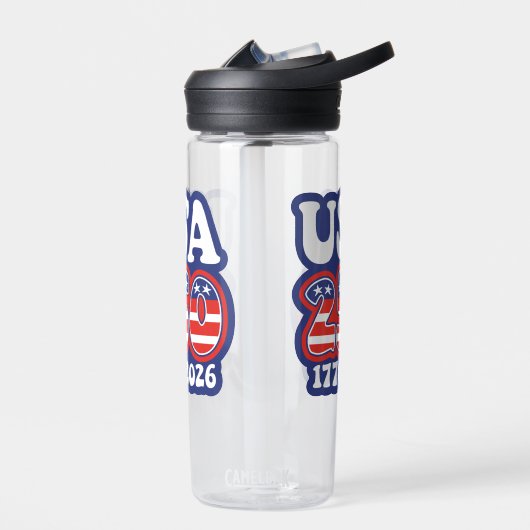 America's 250th Birthday - Groovy USA 250 Waterfles (Links)