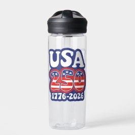 America's 250th Birthday - Groovy USA 250 Waterfles