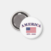 America's 250th Birthday Magneet (Voorkant / Achterkant)