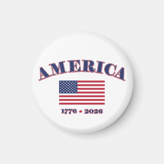America's 250th Birthday Magneet (Voorkant)