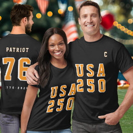 America's 250th USA 250 Event Name Party Jersey  T-shirt