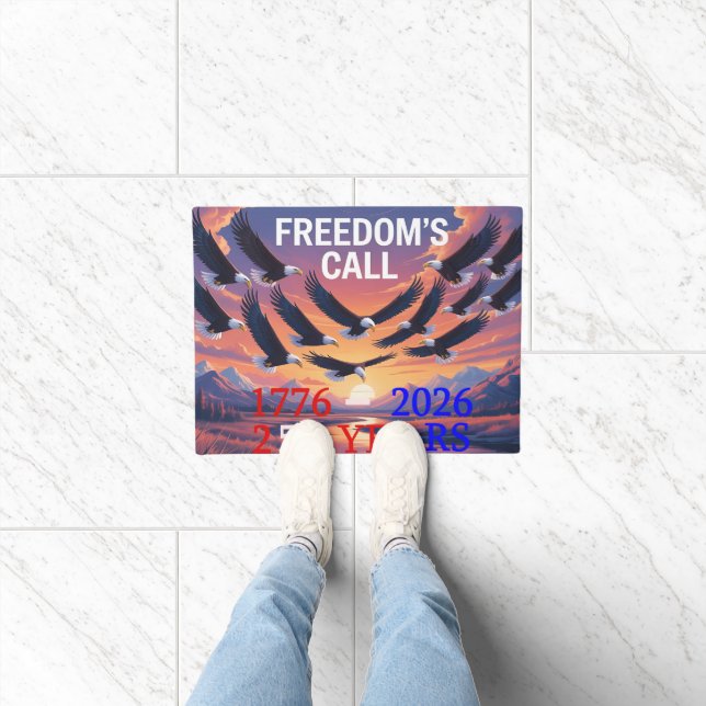 America's Birthday Door Mat (Binnen)