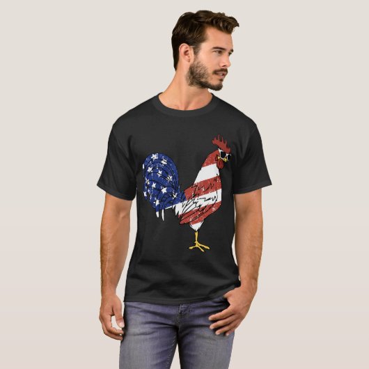 AMERICA'S CHICKEN T-SHIRT (Voorkant volledig)