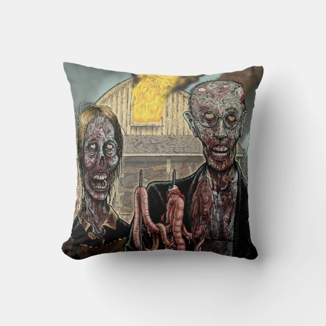 "America's got Zombies" Pillow Kussen (Voorkant)