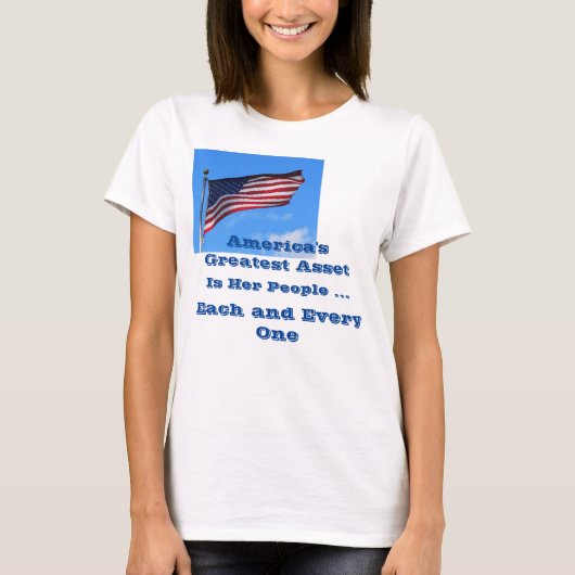America's Greatest Asset T-shirt (Voorkant)