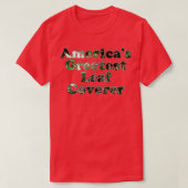Americas Grootste bladdekking T-shirt (Design voorkant)