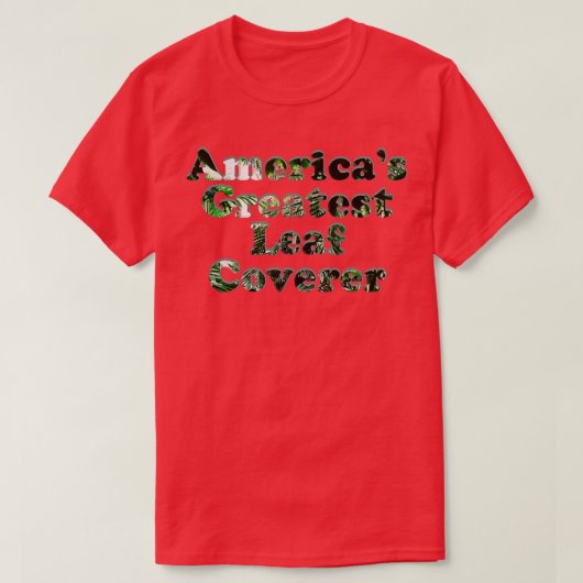 Americas Grootste bladdekking T-shirt (Design voorkant)