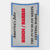 Americas Joke Biden Harris Bad Punchline Spandoek (Verticaal)