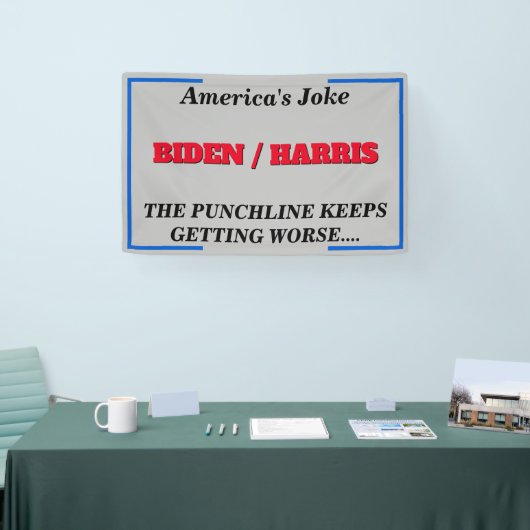 Americas Joke Biden Harris Bad Punchline Spandoek (Beurs)