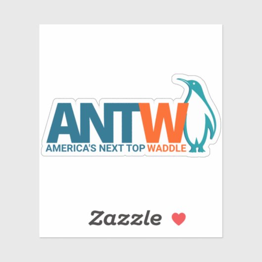 AMERICAS NEXT TOP WADDLE FANTASY FOOTBALL STICKER (Vel)