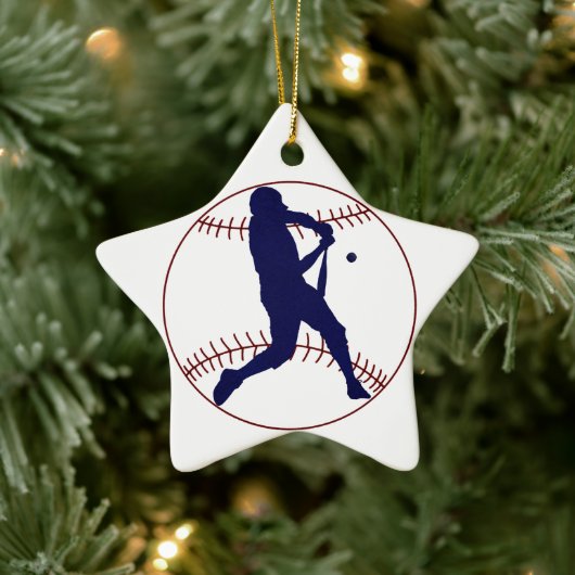 America's Pastime Keramisch Ornament (Boom)