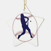 America's Pastime Keramisch Ornament (Links)