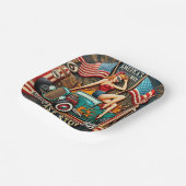 America's Route 66 Papieren Bordje (Gebogen)