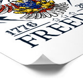 Americas Semi Quincentennial 250e Jubileum Com Poster (Hoek)