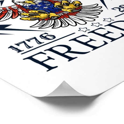 Americas Semi Quincentennial 250e Jubileum Com Poster (Hoek)