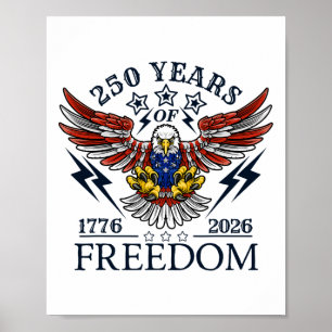 Americas Semi Quincentennial 250e Jubileum Com Poster