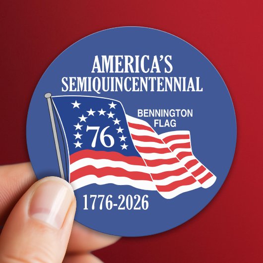 America's Semiquincentennial 1776-2026 USA 250 Ronde Sticker
