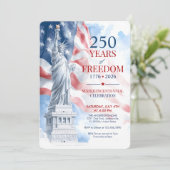 America's Semiquincentennial 250 Years Freedom Kaart (Staand voorkant)