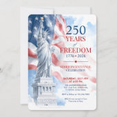 America's Semiquincentennial 250 Years Freedom Kaart (Voorkant)