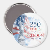 America's Semiquincentennial 250 Years Freedom Magneet (Voorkant / Achterkant)