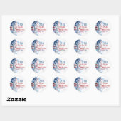 America's Semiquincentennial 250 Years Freedom Ronde Sticker (Vel)