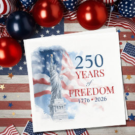 America's Semiquincentennial 250 Years Freedom Servet