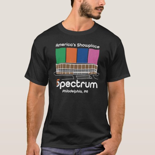 Americau2019s Showplace Spectrum Philadelphia Pa T-shirt (Voorkant)