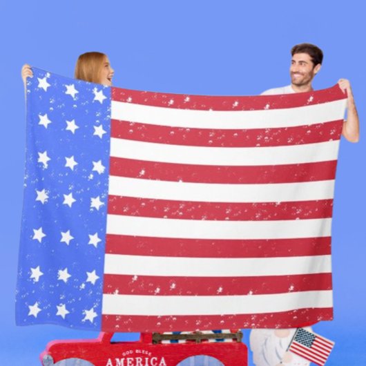 AmeriChic Drape fleece deken