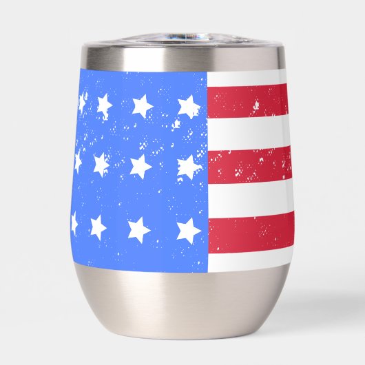 AmeriChic Drape Stemless Wine Tumbler (Voorkant)