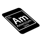 Americium - American Science Periodic Table Magneet (Rechterzijde)