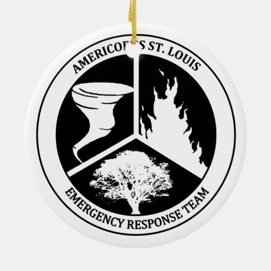 AmeriCorps St. Louis ERT Ornament kerstboom (Achterkant)
