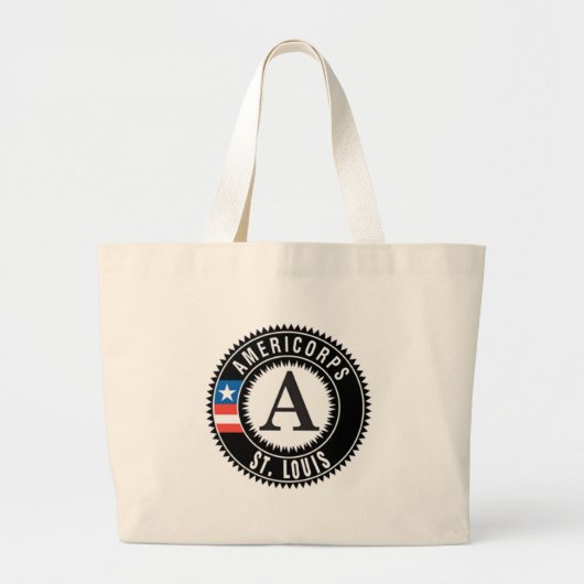 AmeriCorps St. Louis Jumbo Tote Bag (Voorkant)