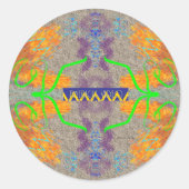 Americus Video #12: "Funeral Home Funhouse" Hoesje Ronde Sticker (Voorkant)