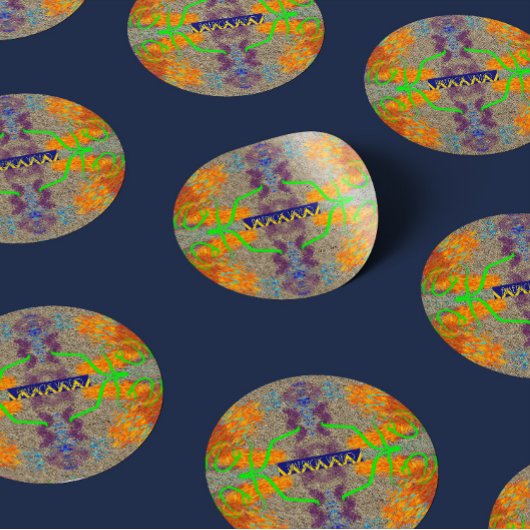 Americus Video #12: "Funeral Home Funhouse" Hoesje Ronde Sticker