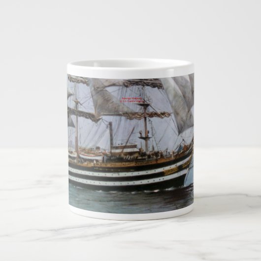 Amerigo Vespucci Grote Koffiekop (Voorkant)
