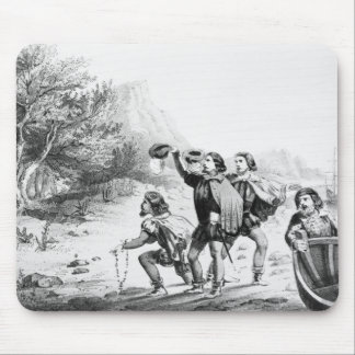 Amerigo Vespucci in Amerika mousepad Muismat