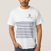 Amerigo Vespucci Lined T-Shirt (Voorkant)