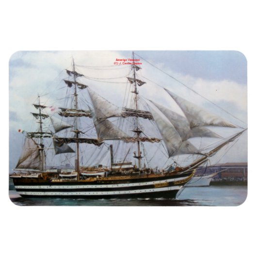 Amerigo Vespucci Magneet (Horizontaal)