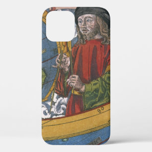 Amerigo Vespucci Ontdekkingsreiziger op een kaart  iPhone 12 Hoesje