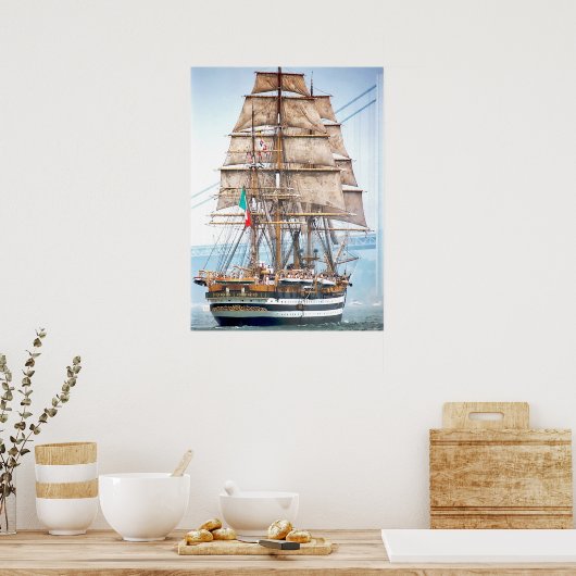 Amerigo Vespucci Poster (Keuken)