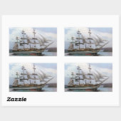 Amerigo Vespucci Rechthoekige Sticker (Vel)