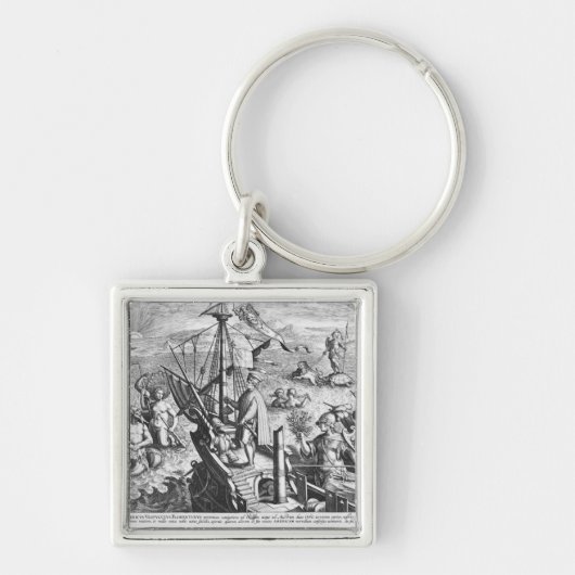 Amerigo Vespucci Sleutelhanger (Voorkant)