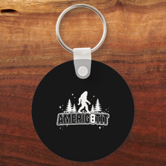 Amerigotit Funny Meme T 2025  Sleutelhanger (Voorkant)