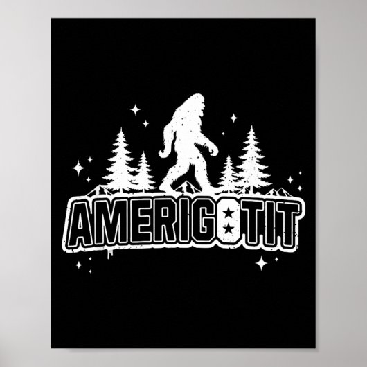 Amerigotit Grappige Meme T 2025 Poster (Voorkant)
