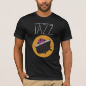 AmeriJazz Bella+Canvas Jersey T-shirt met korte mo (Voorkant)